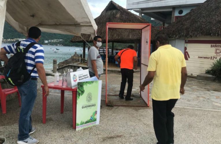 Filtros sanitarios permanecerán en playas de Guerrero