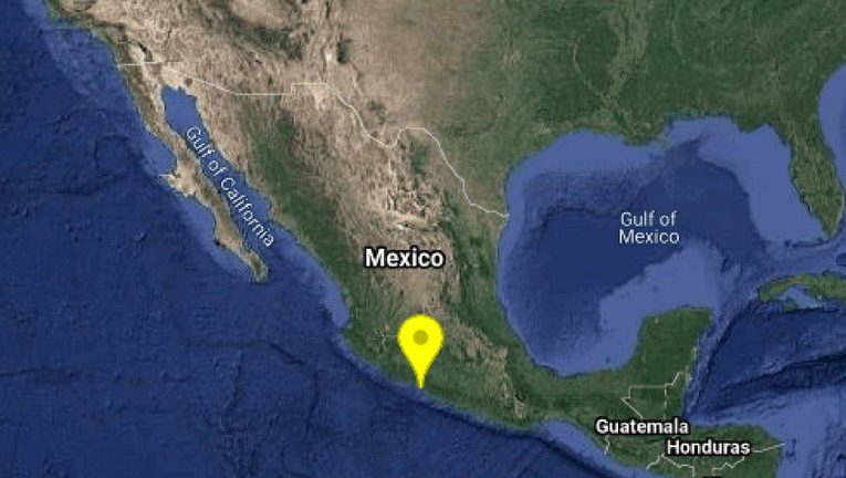 Se registró un sismo de 4.6 grados en las costas de Guerrero