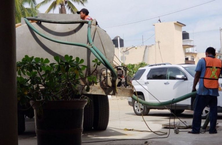 Al menos 30 colonias de Acapulco, Guerrero, cumplen 8 meses sin agua