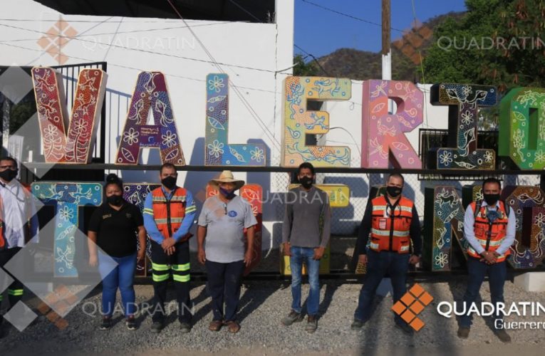 Inicia Media Luna construcción de puente peatonal en Valerio Trujano