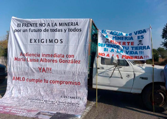 Con bloqueo dicen No a la Minería en Ocotlán