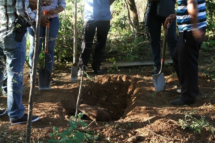 Familiares de desaparecidos en Guerrero encuentran 9 cuerpos humanos