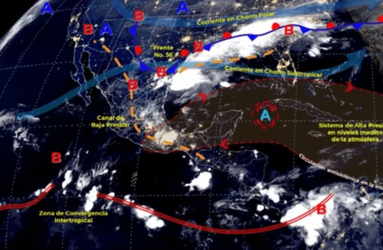 Clima en México 12 de mayo: Varios fenómenos meteorológicos ocasionarán lluvias fuertes