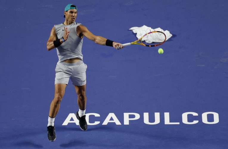 Nadal en Acapulco: “Solo puedo dar gracias a México por la bienvenida que me dan”