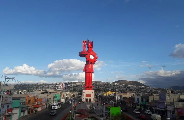 Guerrero Chimalli, escultura en Chimalhuacán, costó 30 millones de pesos